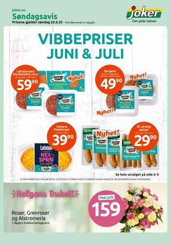 Kundeavis Joker - 22.6.2025 - 22.6.2025.
