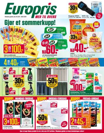 Kundeavis Europris - 23.6.2025 - 28.6.2025.