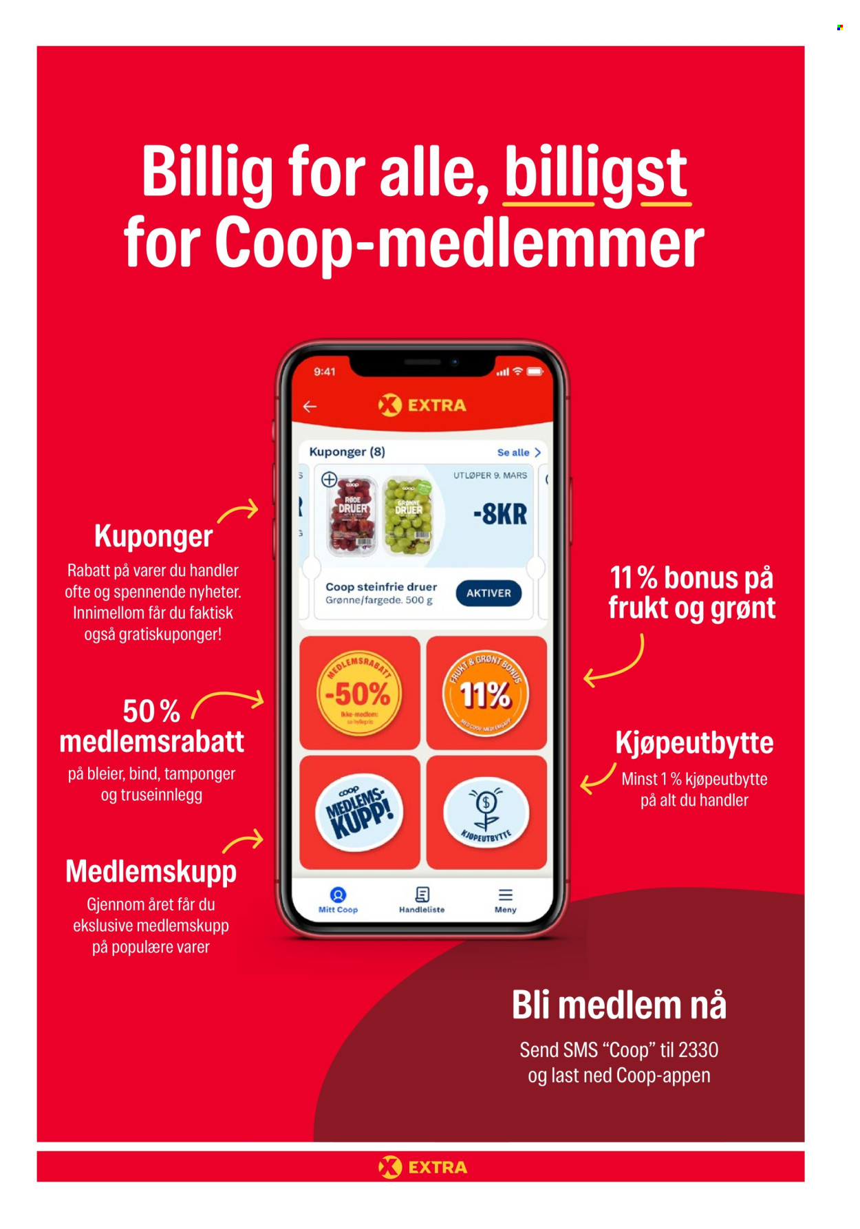 Kundeavis Coop Extra - 23.6.2025 - 29.6.2025. Side 30