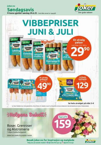 Kundeavis Joker - 29.6.2025 - 29.6.2025.