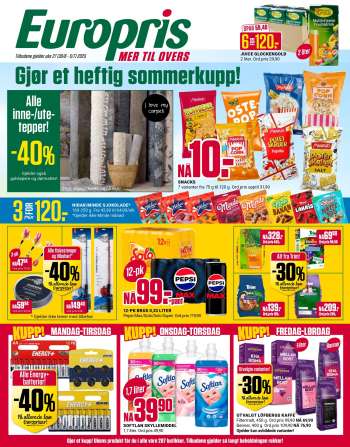 Kundeavis Europris - 30.6.2025 - 5.7.2025.