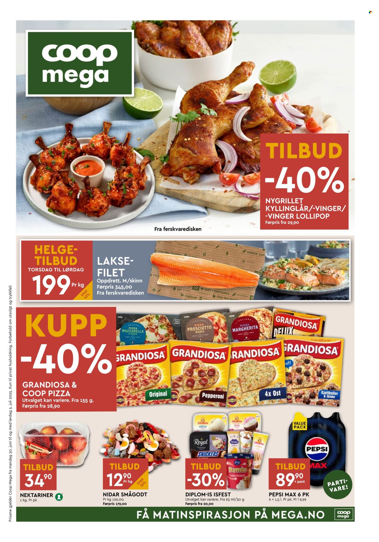 Kundeavis Coop Mega - 30.6.2025 - 5.7.2025. Side 1