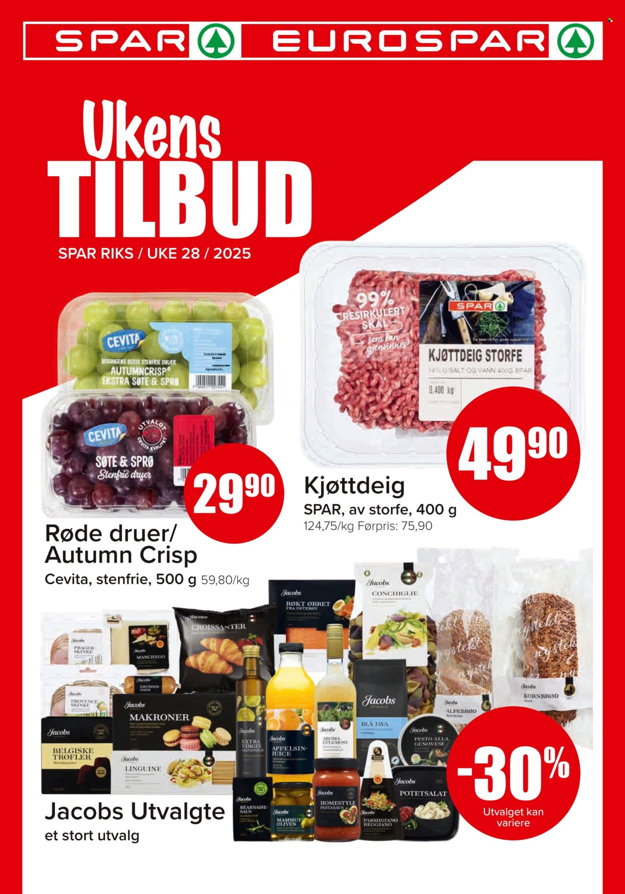 Kundeavis SPAR - 7.7.2025 - 13.7.2025. Side 1