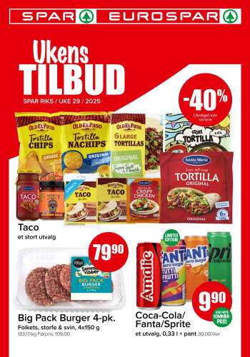 Kundeavis SPAR - 14.7.2025 - 20.7.2025.