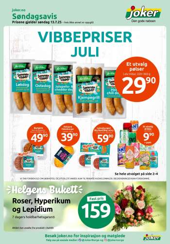 Kundeavis Joker - 13.7.2025 - 13.7.2025.