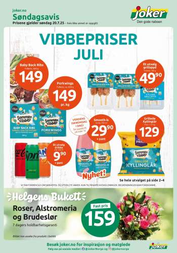 Kundeavis Joker - 20.7.2025 - 20.7.2025.
