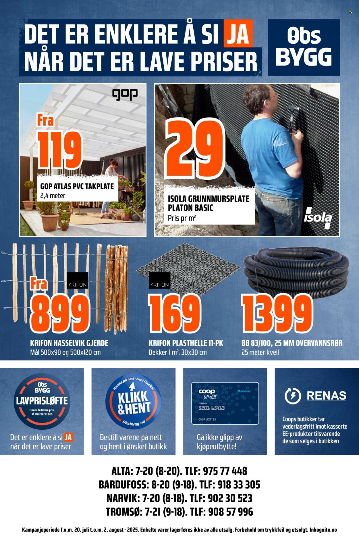 Kundeavis Coop Obs BYGG - 20.7.2025 - 2.8.2025. Side 28