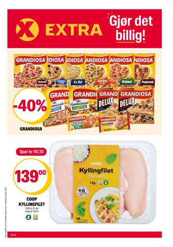 Kundeavis Coop Extra - 4.8.2025 - 10.8.2025.