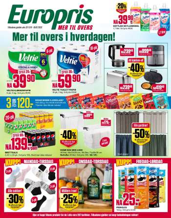 Kundeavis Europris - 11.8.2025 - 16.8.2025.