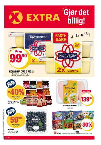 Kundeavis Coop Extra - 11.8.2025 - 17.8.2025.