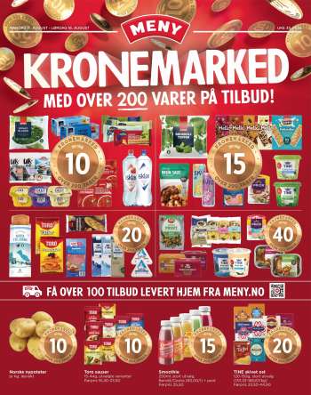 Kundeavis MENY - 11.8.2025 - 16.8.2025.