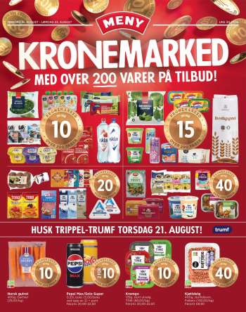 Kundeavis MENY - 18.8.2025 - 23.8.2025.