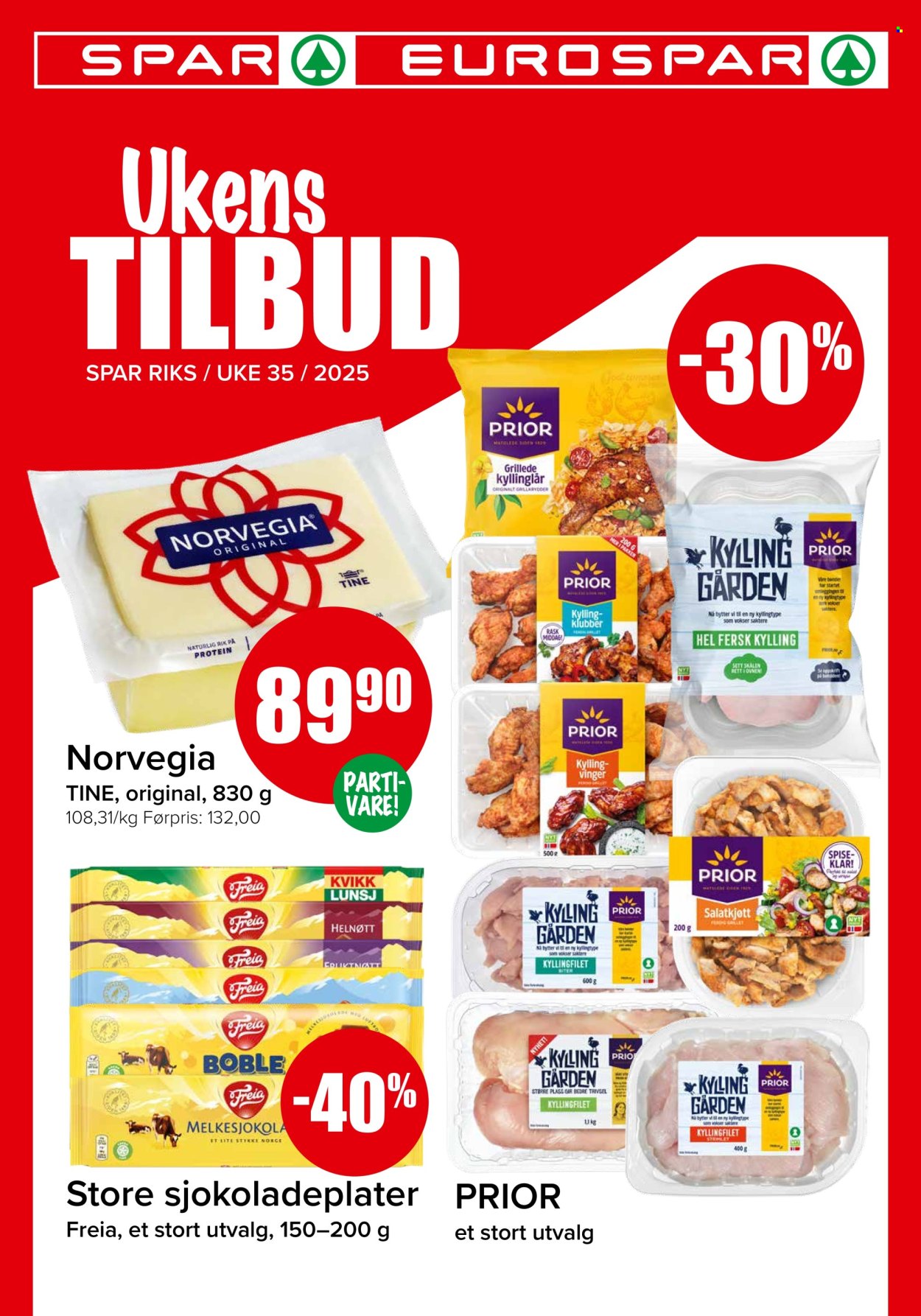 Kundeavis SPAR - 25.8.2025 - 31.8.2025. Side 1