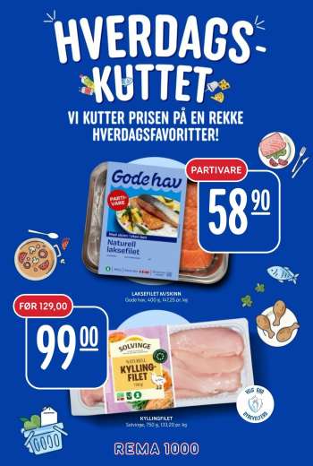 Kundeavis Rema 1000 - 25.8.2025 - 31.8.2025.