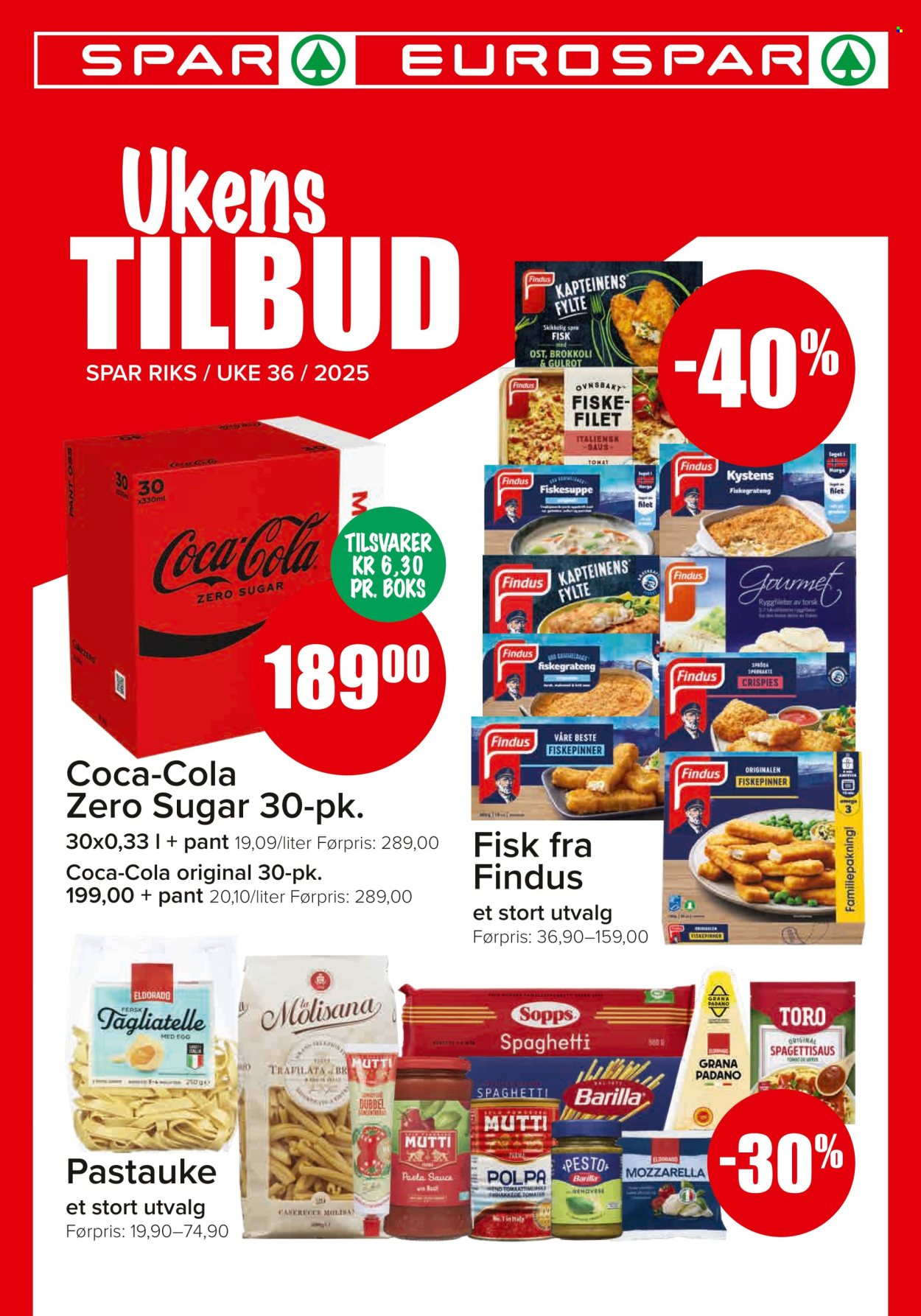 Kundeavis SPAR - 1.9.2025 - 7.9.2025. Side 1