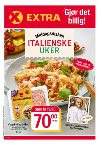 Kundeavis Coop Extra - 1.9.2025 - 7.9.2025.