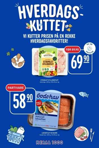 Kundeavis Rema 1000 - 1.9.2025 - 7.9.2025.