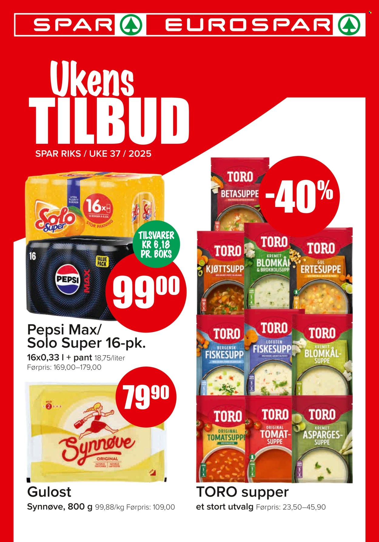 Kundeavis SPAR - 8.9.2025 - 14.9.2025. Side 1