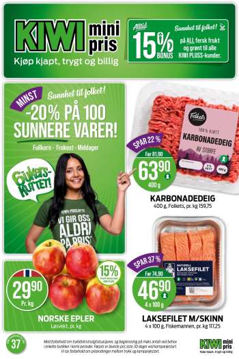 Kundeavis KIWI - 8.9.2025 - 14.9.2025.