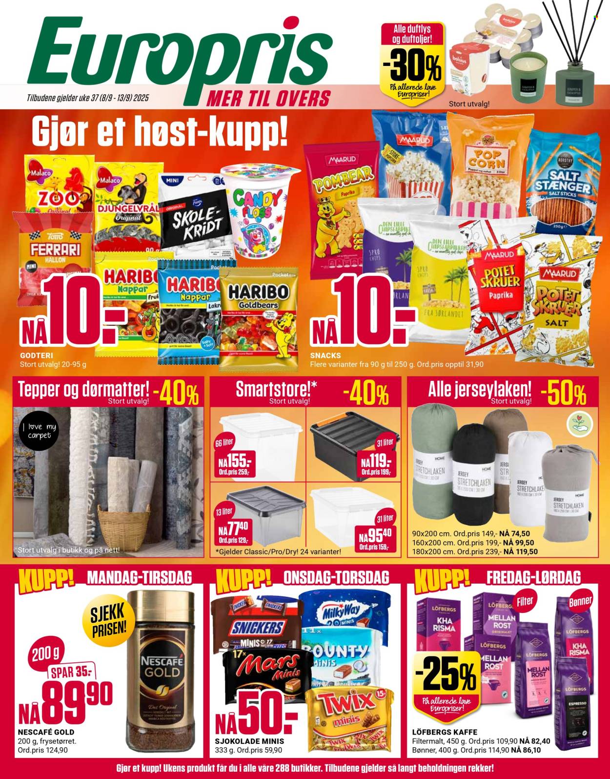 Kundeavis Europris - 8.9.2025 - 13.9.2025. Side 1