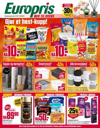 Kundeavis Europris - 8.9.2025 - 13.9.2025.