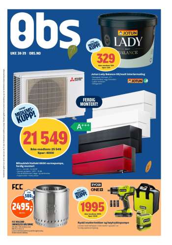 Kundeavis Coop Obs - 14.9.2025 - 27.9.2025.
