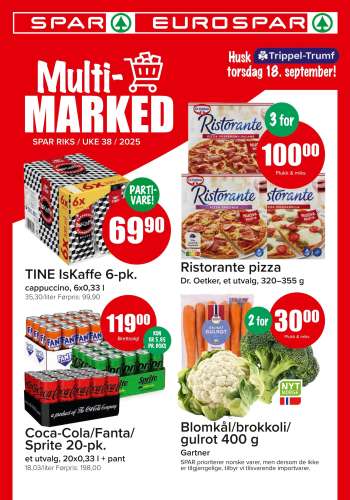Kundeavis SPAR - 15.9.2025 - 21.9.2025.