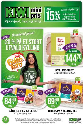 Kundeavis KIWI - 15.9.2025 - 21.9.2025.