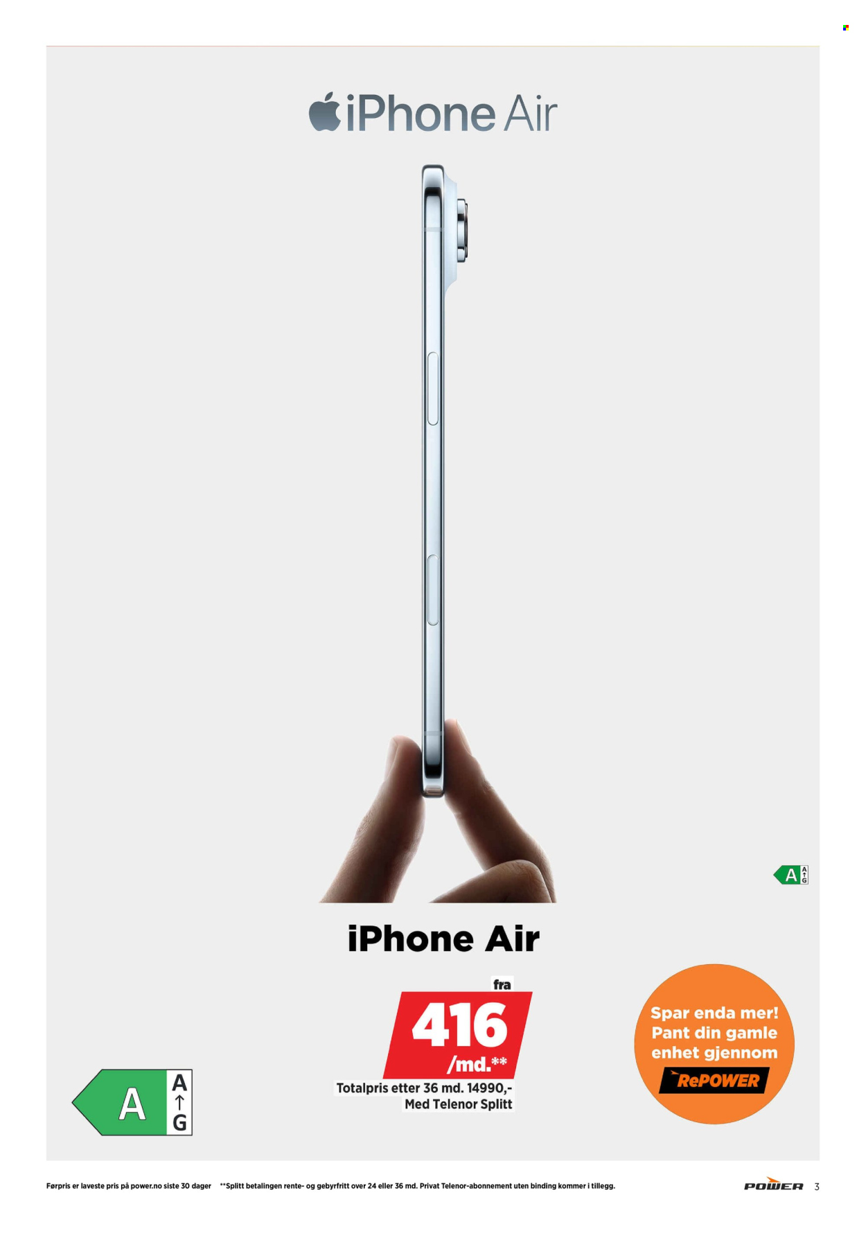 Kundeavis Power - 15.9.2025 - 21.9.2025. Side 3