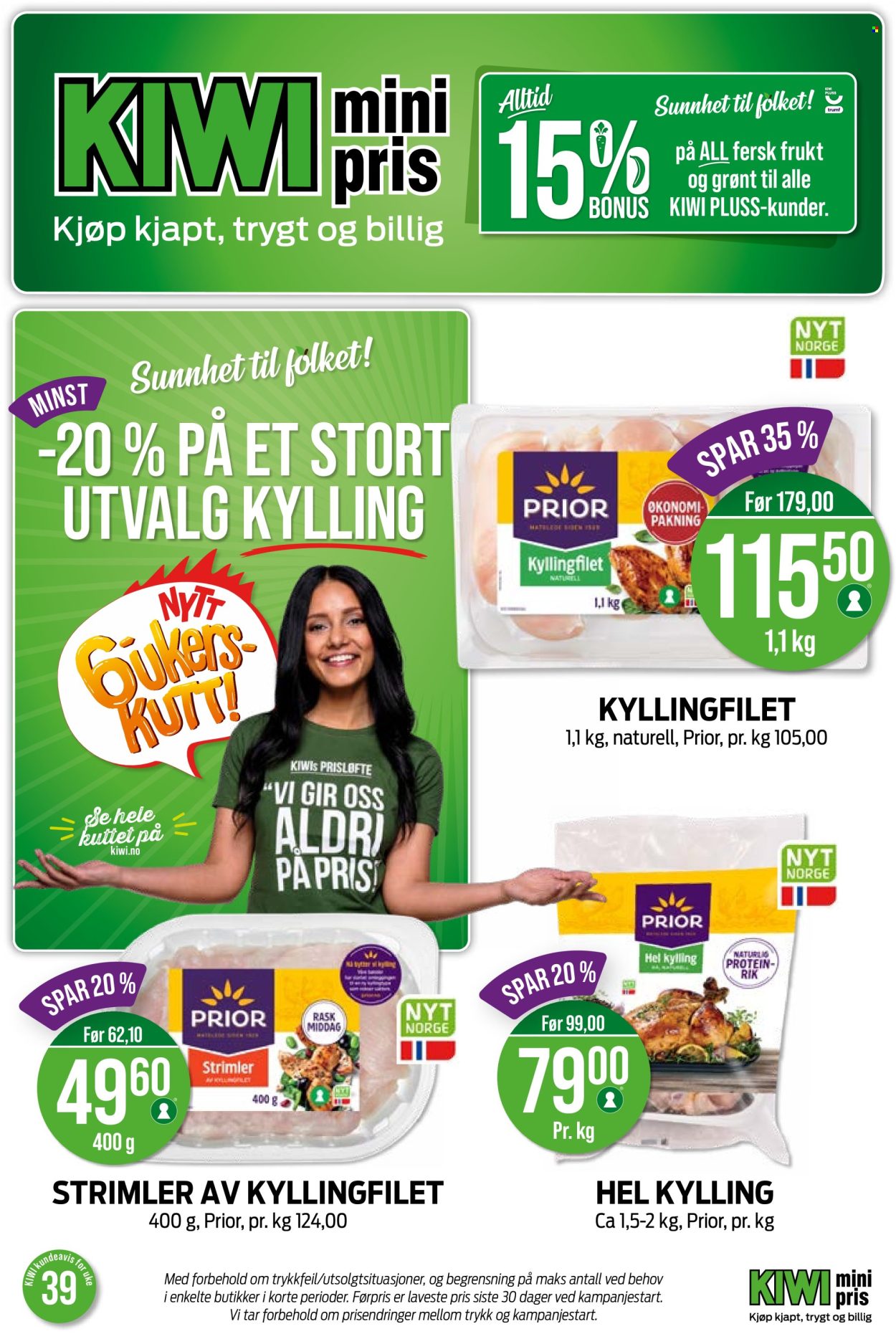 Kundeavis KIWI - 22.9.2025 - 28.9.2025. Side 1