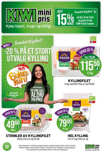 Kundeavis KIWI - 22.9.2025 - 28.9.2025.