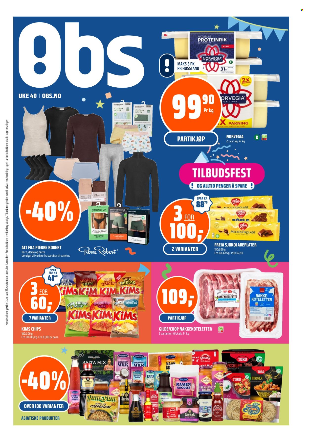 Kundeavis Coop Obs - 28.9.2025 - 4.10.2025. Side 1
