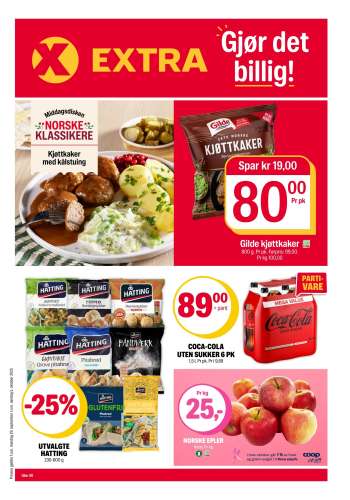 Kundeavis Coop Extra - 29.9.2025 - 5.10.2025.