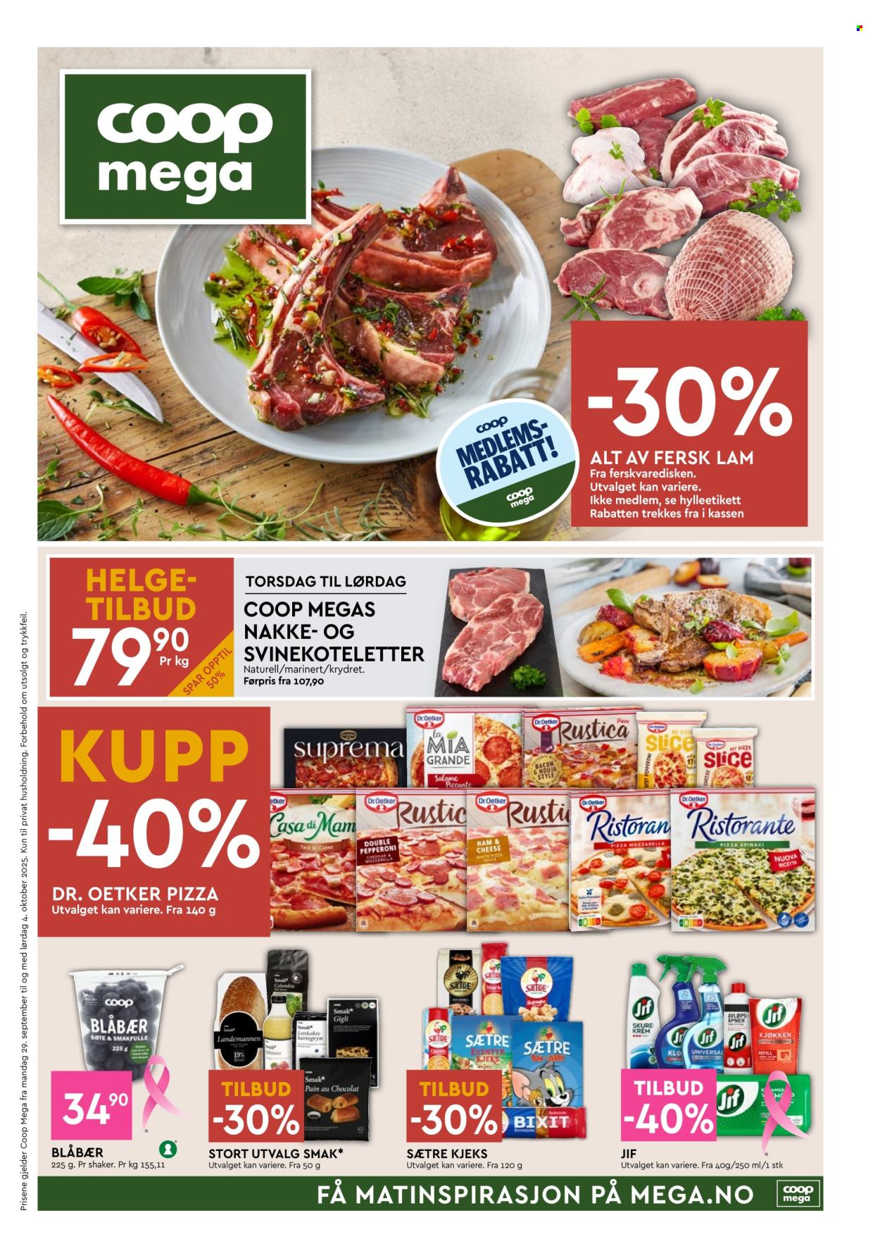 Kundeavis Coop Mega - 29.9.2025 - 4.10.2025. Side 1