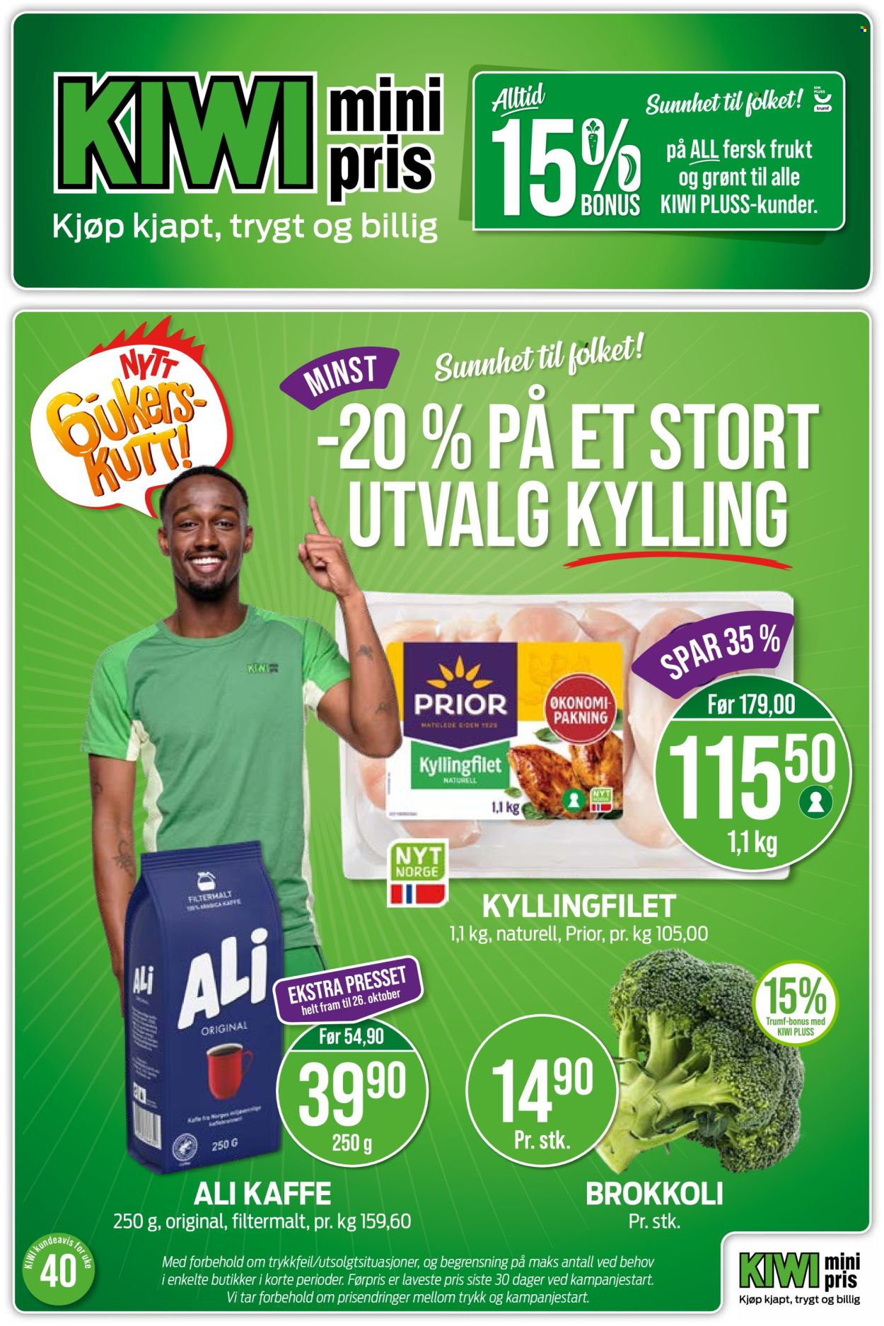 Kundeavis KIWI - 29.9.2025 - 5.10.2025. Side 1