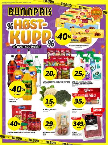 Kundeavis Bunnpris - 29.9.2025 - 5.10.2025.