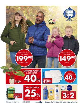 Kundeavis Sparkjøp - 29.9.2025 - 12.10.2025.