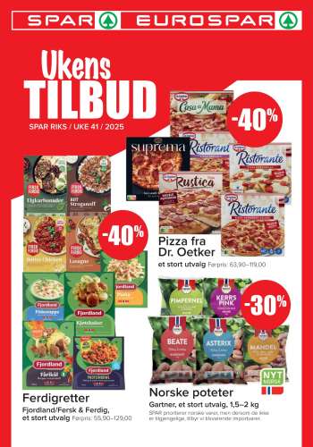 Kundeavis SPAR - 6.10.2025 - 12.10.2025.