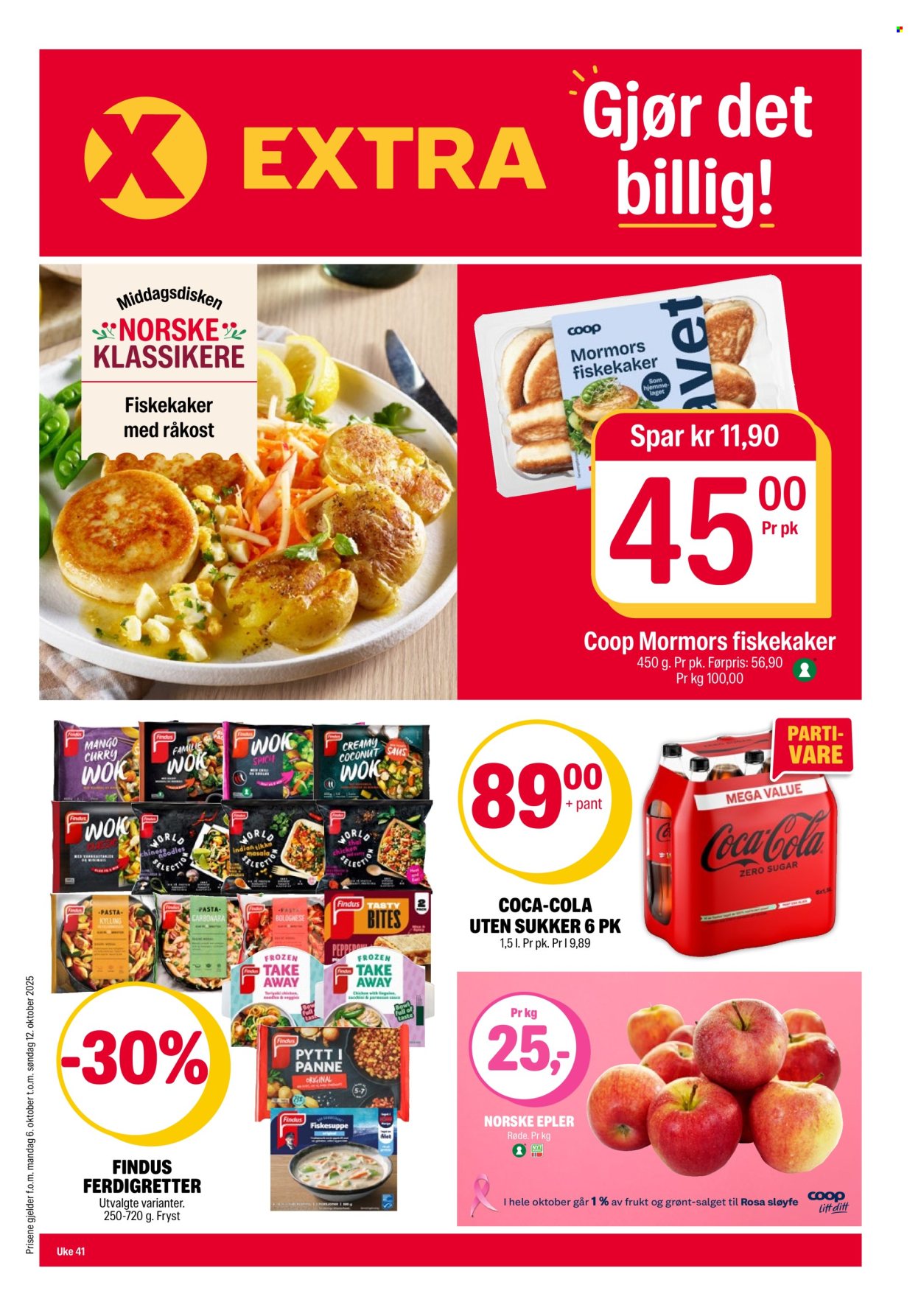 Kundeavis Coop Extra - 6.10.2025 - 12.10.2025. Side 1