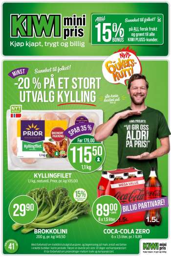 Kundeavis KIWI - 6.10.2025 - 12.10.2025.