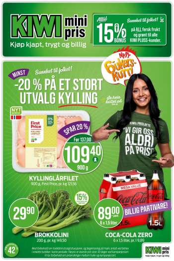 Kundeavis KIWI - 13.10.2025 - 19.10.2025.