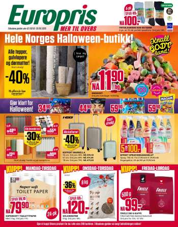 Kundeavis Europris - 20.10.2025 - 25.10.2025.