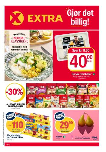 Kundeavis Coop Extra - 20.10.2025 - 26.10.2025.