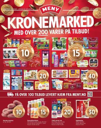 Kundeavis MENY - 20.10.2025 - 25.10.2025.