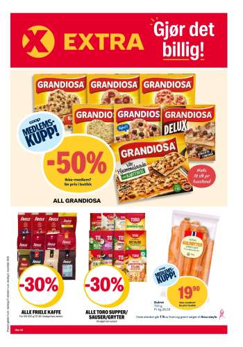 Kundeavis Coop Extra - 27.10.2025 - 2.11.2025.