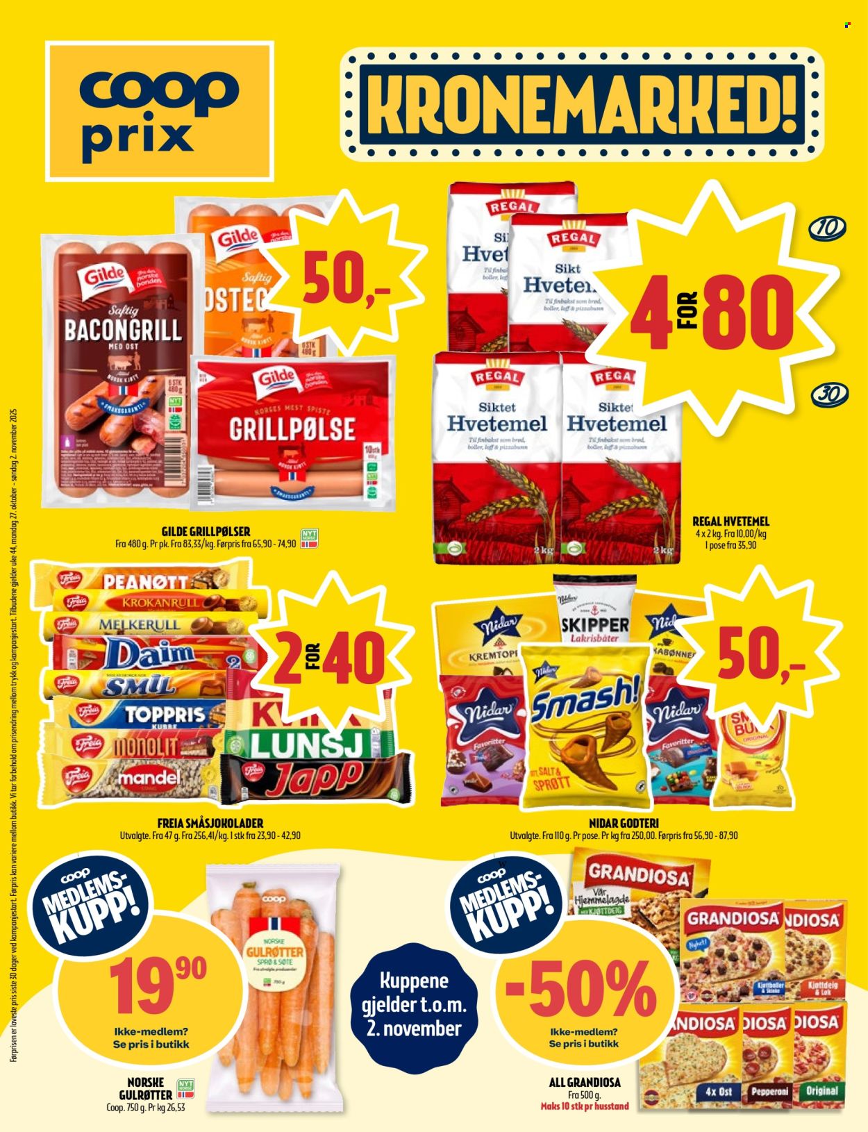 Kundeavis Coop Prix - 27.10.2025 - 2.11.2025. Side 1