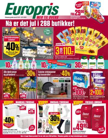 Kundeavis Europris - 3.11.2025 - 8.11.2025.