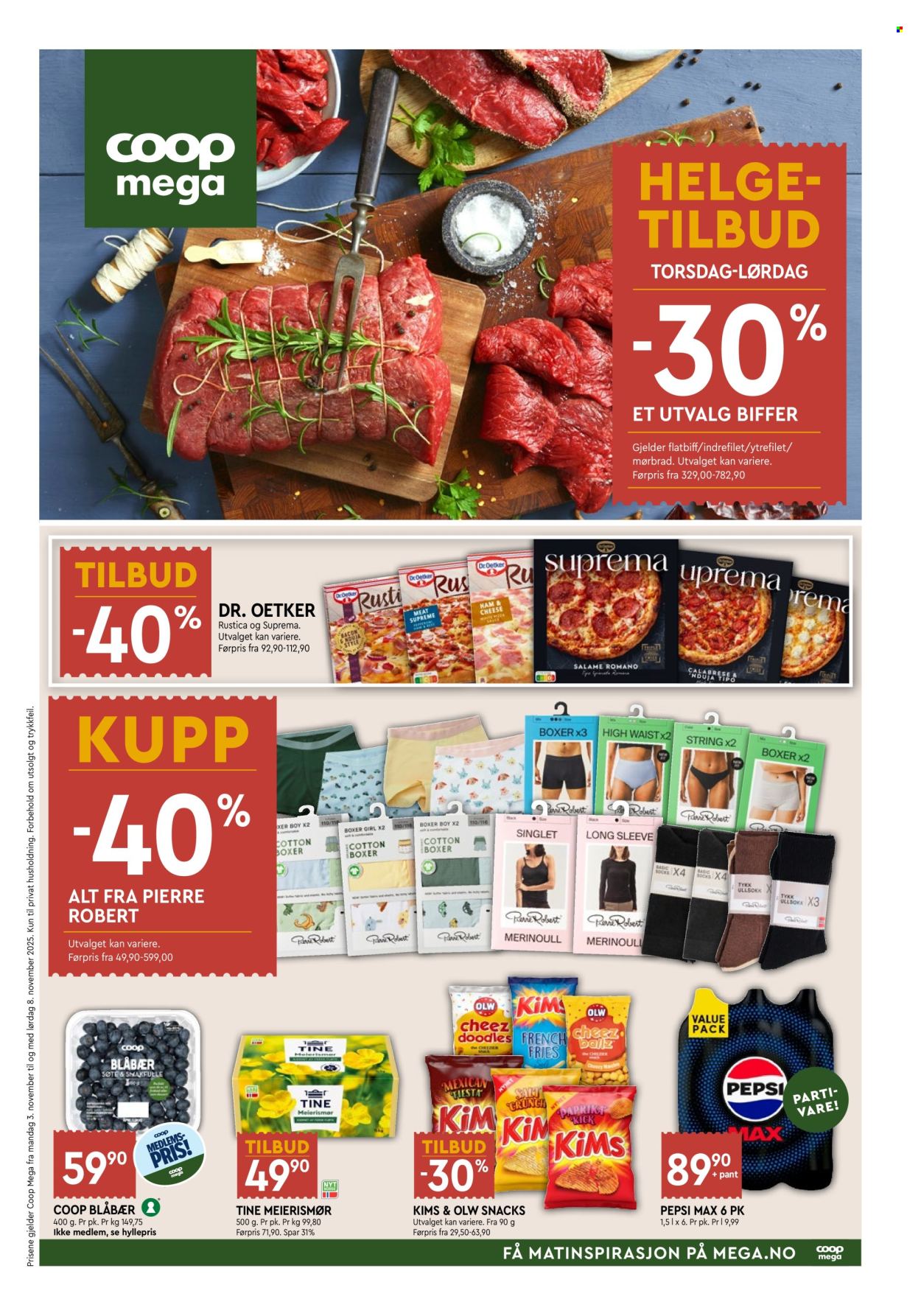Kundeavis Coop Mega - 3.11.2025 - 8.11.2025. Side 1