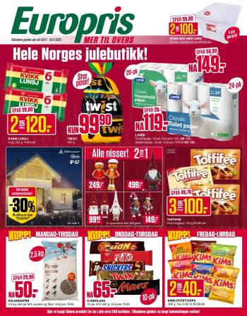 Kundeavis Europris - 10.11.2025 - 15.11.2025.