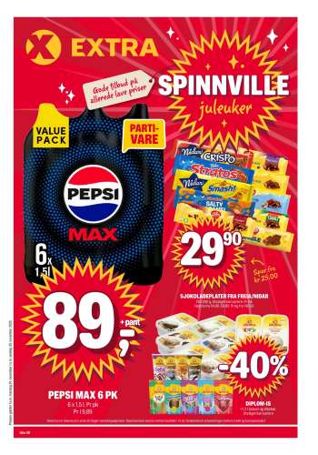 Kundeavis Coop Extra - 24.11.2025 - 30.11.2025.